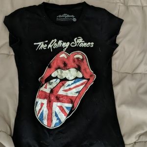 Classic rock Rolling Stones British flag tongue
